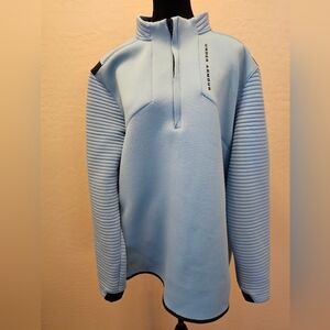 Under Armour Ribbed Sleeves Cold Gear Sweat  Shirt